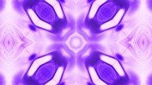 Kaleidoscope Abstract Purple Shapes Moving In Seamless Loop	