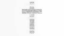 Biblical Names of JESUS CHRIST Form the Shape of the Cross