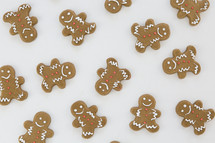 scattered ginger bread cookies 
