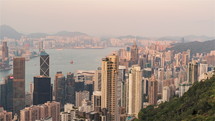 time-lapse of Hong Kong China 