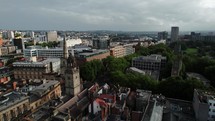 drone of Bristol England UK Aerial Churches and Buildings
