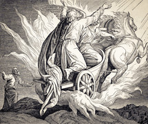Elijah Taken Up to Heaven, 2 Kings 2 11-12