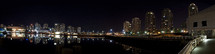 panorama of cityscape at night