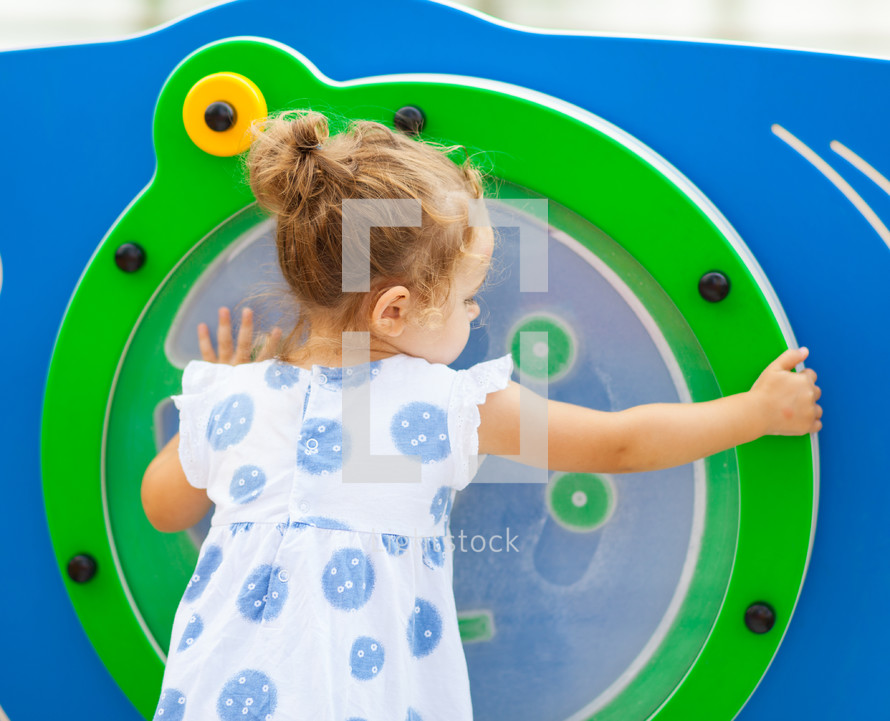 child on a playground 