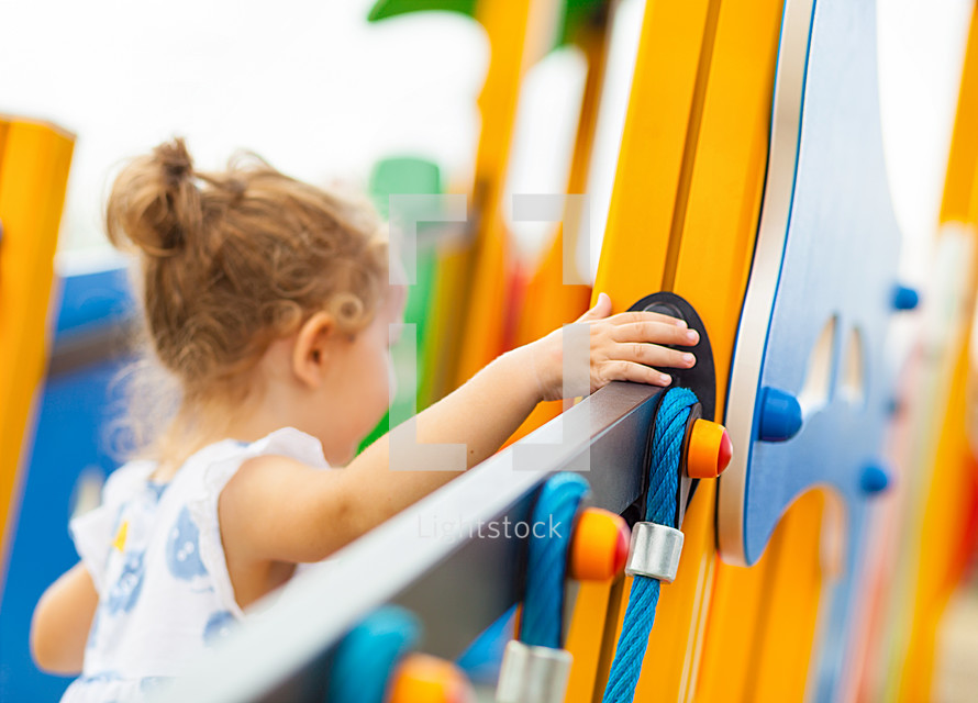 girl on a playground 
