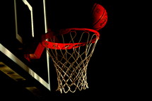 dark rim - basketball 