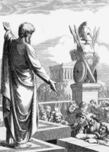 Paul preaching in Athens, Acts 17:22