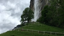 waterfall in Switzerland 