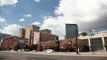 Salt Lake City downtown streets
