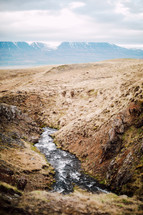 flowing stream in Iceland 