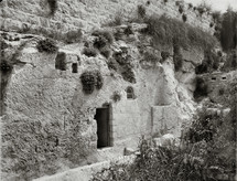The exterior of the Garden Tomb.