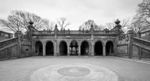 courtyard in Central Park 