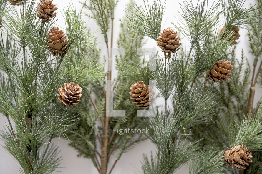 artificial pine branches 