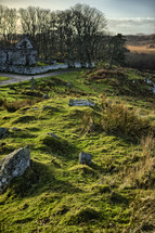 historic church and cemetery in Scotland 