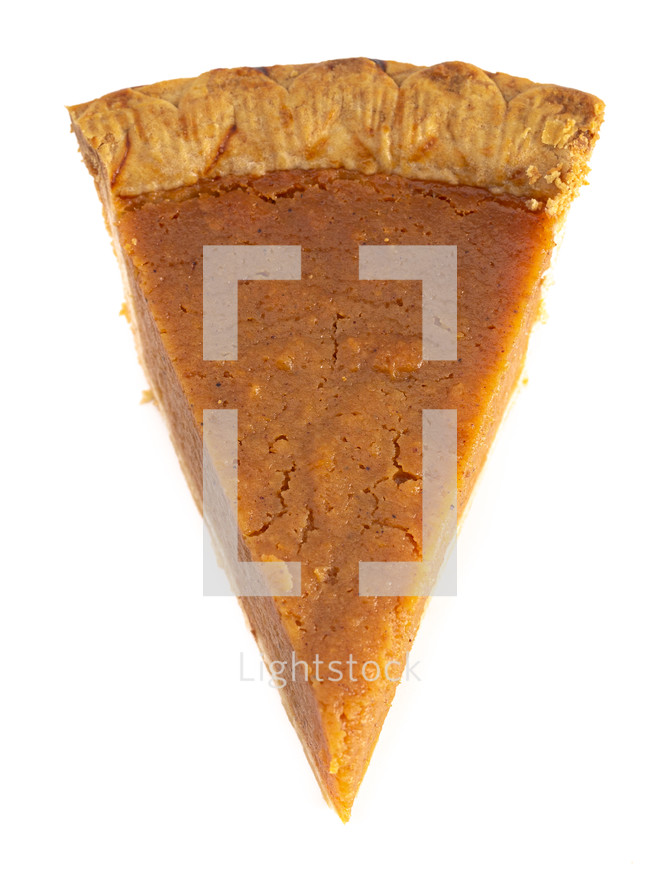 slice of sweet potato pie 
