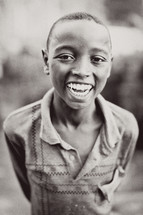 Happy Ethiopian boy
