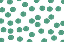 green watercolor dots background 
