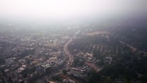 Aerial drone cinematic Arga India 