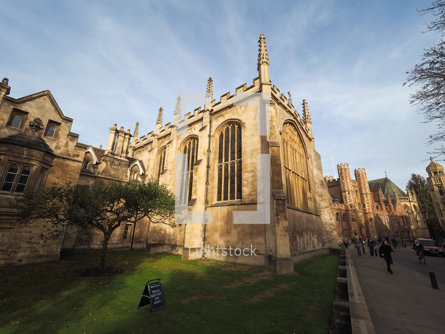 CAMBRIDGE, UK - CIRCA OCTOBER 2018: Trinity College