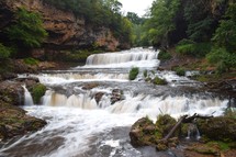 Waterfalls at Willow river State Park in Northwestern WI