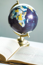 globe and Bible 