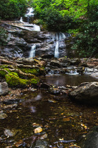 waterfall at Mount Mitchell 