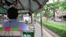ride in a tuk tuk in bangkok