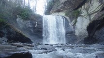 waterfall in Asheville, NC