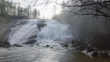 waterfall in Asheville, NC 