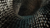 Snake Tunnel, Reptile Skin Texture, Seamless Looped Visuals, VJ Loop	