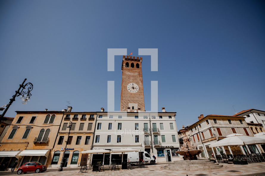  The Medieval Town Of Bassano del Grappa In Veneto, Italy
