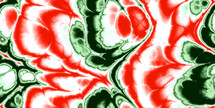 red, green, white marbled abstract background 