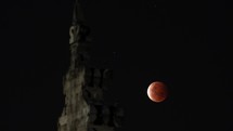 Total Lunar Eclipse Super Blood Moon  Time Lapse - a Super Celestial Event May 26, 2021 Taken from Bali, Indonesia