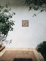 concrete and stone patio 