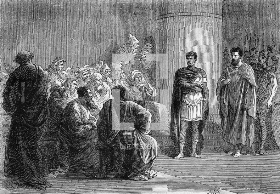 Paul's trial before Festus, Acts 25:1
