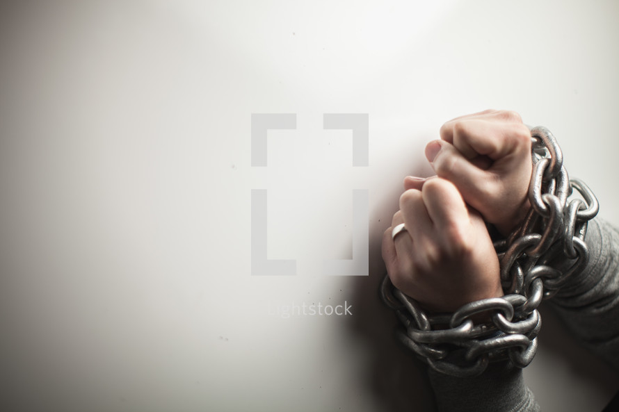 bound in chains 