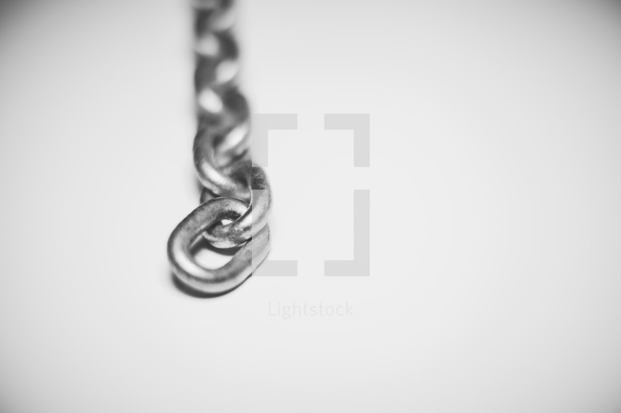 Chain links.