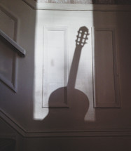 shadow of a guitar 