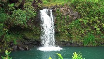 waterfall in Hawaii 