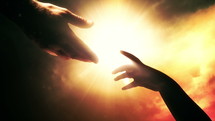 Creation of Adam by God's Touch.