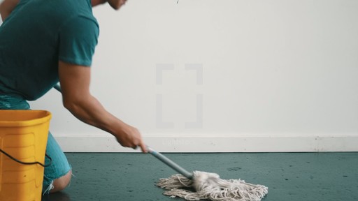 A man mopping a floor — Video — Lightstock