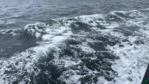 waves and churning sea 