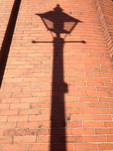 street lamp shadow 