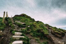 steps on the cliffs of Moher 