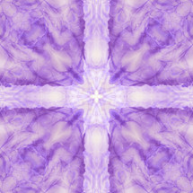 purple tie dye cross design