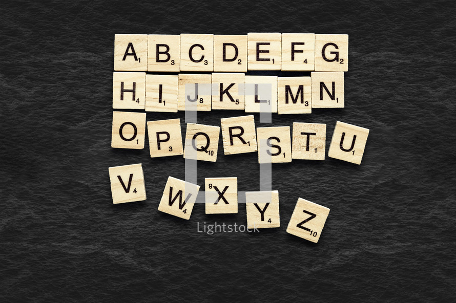 alphabet scrabble pieces 