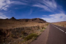 road through the desert 