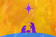 holy family nativity painting 