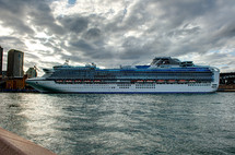 Large cruise ship