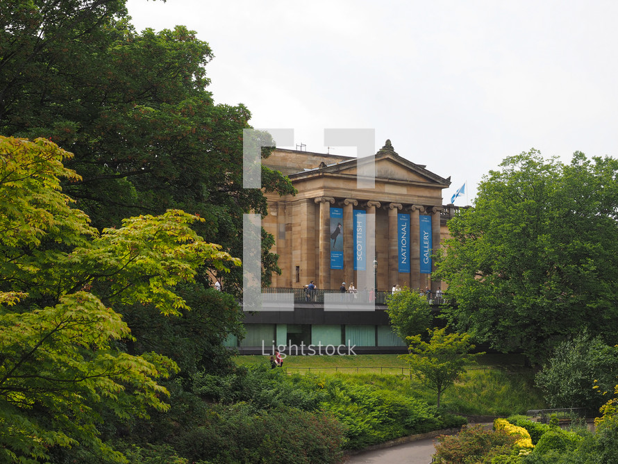 EDINBURGH, UK - CIRCA JUNE 2018: The Scottish National Gallery